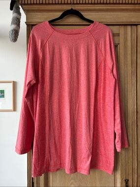 J. Jill Coral Coral Long Sleeve Top